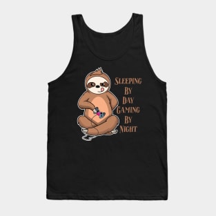 Sleeping By Day Gaming By Night Tank Top